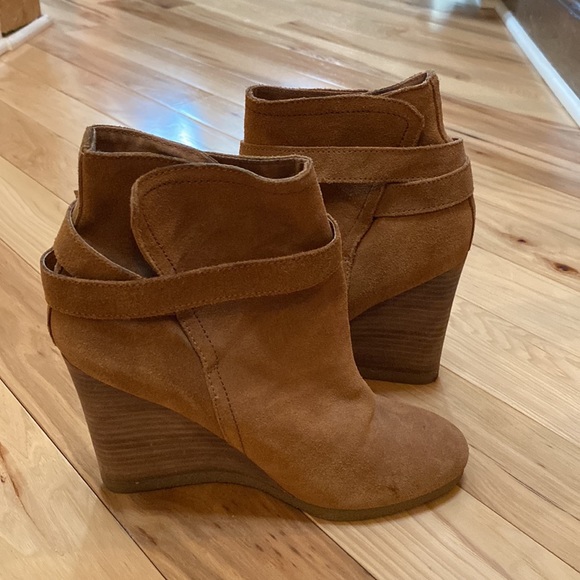We Who See Suede Wedge Bootie - Picture 6 of 6